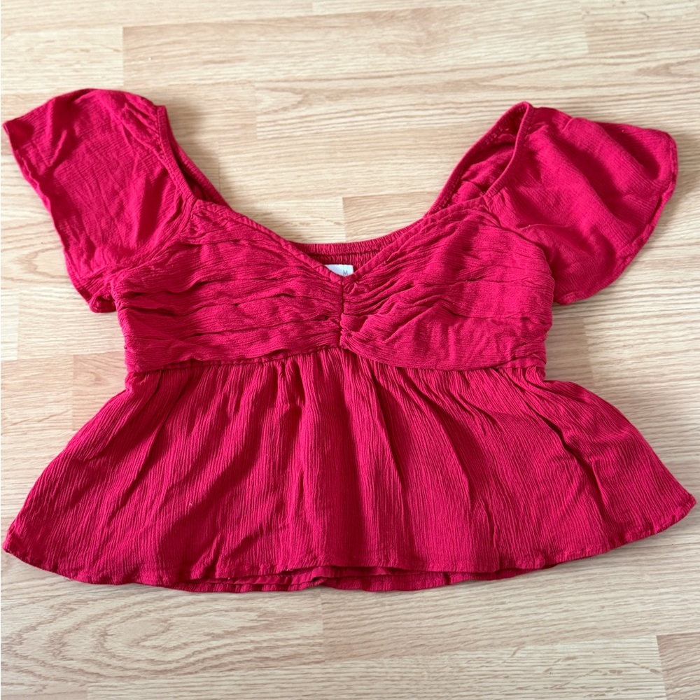 Hollister Red Women's Blouse